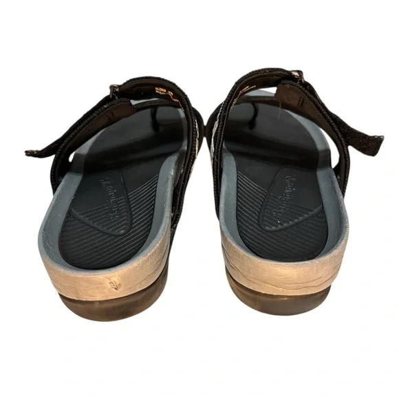 Baretraps Aloha Platform Wedge Deserae Slide Sandals Women 9M Black Gray - Picture 5 of 12